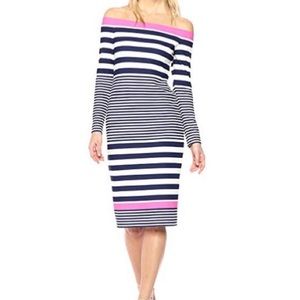 Eliza J off shoulder dress